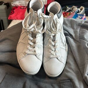Armani exchange white leather men’s sneaker